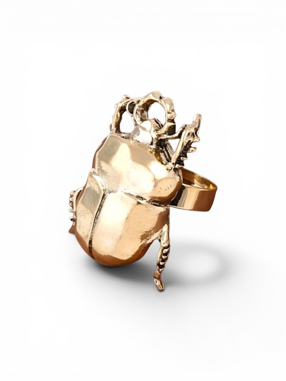 Gold beetle ring; nwot